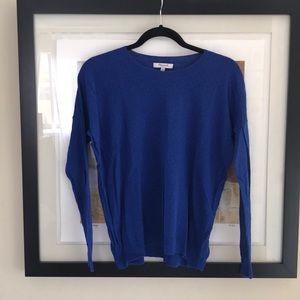 Blue madewell sweater